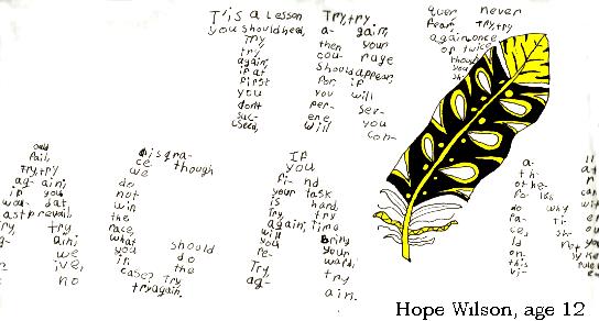 Calligraphy by Hope, 2017